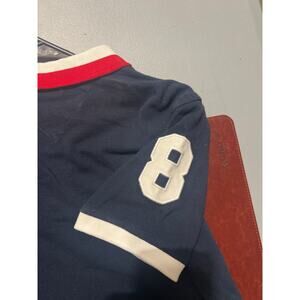 TOMMY HILFIGER BOY POLO SHIRT S (8-10) SHORT SLEEVE /NAVY BLUE